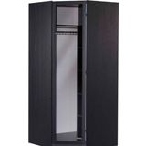 Tutku Yatak Corner Köşe 1 Cam Kapak Raflı Zincir Dolap / Yüklük 200 Cm