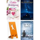 Tutku Yayınevi Eşim Haklıymış - Davut Can + Kuzey Işıklarının Şarkısı + Telefon Tutucu + Bir Kar Tanesi