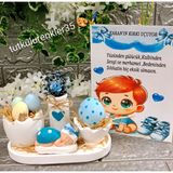 Tutkulu Renkler 40 Uçurma Sepeti / Kırk Uçurma Sepeti / Babyshower / Bebek Hediye Sepeti /teyze Sepeti/hala Sepeti - 0 - 1 Ay