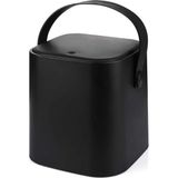 Tutma Saplı Iç Kovalı Tezgah Üstü Mutfak Çöp Kovası, 4 Litre, Kilitli Kapak, Click Kapak, 2 - Çok Renkli