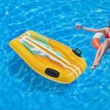 Tutmalı Sörf Yatak Şişme - Havuz Şişme Sörf - Surf Şişme Yatak - Tutmaçlı Şişme Sörf Yatak 112X62 Cm. - Turuncu - 112 x 62 cm