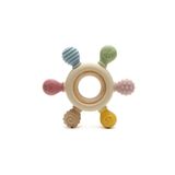 tutobaby Bebek Diş Kaşıyıcı Halka Dümen Bej (Topsuz)