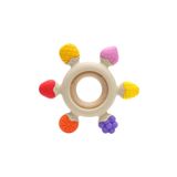 tutobaby Bebek Diş Kaşıyıcı Meyve Şekilli Halka Dümen (BEJ RENK DİŞLİK SİLİKON)