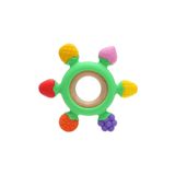 tutobaby Bebek Diş Kaşıyıcı Meyve Şekilli Halka Dümen (YEŞİL RENK DİŞLİK SİLİKON)