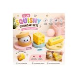 TÜTSÜ SEPETİ BÜYÜK BOY Butter Squishy ve Cheese Squishy 3'lü dumpling çin mantısı eğlenceli squişhy Set Tereyağı Sukuşi Peynir Sukuşi Slow Stres Oyuncakları