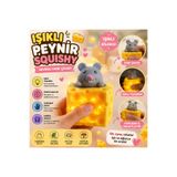 TÜTSÜ SEPETİ Işıklı sevimli fare çıkaran peynir squişhy peynir sukuşi cheese squişhy sukuşi stres oyuncak sukuşi slow rising taba sukuşi