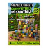 TÜTSÜ SEPETİ Minecraft Tarzı Manyetik Blok 80 Parça Mıknatıslı Yapı Seti Eğitici Zeka Oyunu