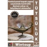 #Tütsülük Osmanlı Tarzı Nostaljik Metal Döküm Buhurdanlık Dekoratif Sihirli Lamba Tasarımlı Tütsülük