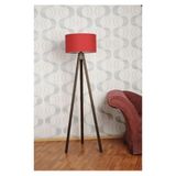 Tutta La Vita Bordo Başlık Ceviz Ayak Tripod Lambader