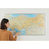 TutturX Fiziki Türkiye Haritası - 220x116cm