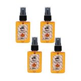 Tütün Kolonyası 80 Derece 4'Lü Sprey Kolonya Seti 50 Ml - Elegance Series