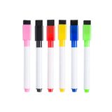 Tutunabilir Kağıt Mini Beyaz Tahta Kalemi Buzdolabı Magnet Kalemi Yazı Tahtası Kalemi 6'lı Set
