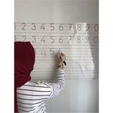 Tutunabilir Kağıt Rakam Çalışması Akıllı Yazı Tahtası 85 x 56 cm + Kalem Çocuklar İçin Eğitici