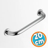 Tutunma Barı Paslanmaz Çelik Krom Duvar Tipi Banyo Tuvalet Destek Barı Tutma Aparatı 19 Mm Çap 20 Cm