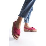 Tuuba Shoes Kadın Espadril Günlük Ayakkabı TUBA006Y04E - Fuşya