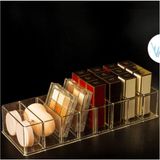 Tuva Reklam Takılıp Çıkarılabilir Bölmeli Makyaj Bakım Kutusu / Makyaj Organizeri ( Şeffaf Pleksi ) - 1 Adet - 32 x 10 cm, h: 5 cm