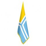 Tuva (Tıva) Cumhuriyeti Bayrağı -Ofis-Makam-Toplantı Odaları - Saçaklı Makam Bayrağı