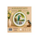 TUVA Yalı Çapkını/Yunus Kuşu Etamin Kaneviçe Seti 19 CM Kanaviçe Kiti