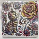 Tuval 5D Yapışan Boncuk Mozaik Tablo 25 * 25 cm YY103