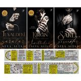 Tuvaldeki Yaralar - Kırgın Fısıltılar - Saklı Gerçekler - Neva Altaj - 3'lü Set + Matematik Öğreten Cetvel