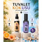 Tuvalet Öncesi Kötü Koku Giderici Sprey, Uzun Ömürlü Banyo ve Tuvalet Kokusu, Kötü Koku Giderici 150 ml 2'li Set - Ocean & Exotic