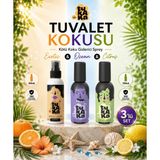 Tuvalet Öncesi Kötü Koku Giderici Sprey, Uzun Ömürlü Banyo ve Tuvalet Kokusu, Kötü Koku Giderici 150 ml 3'lü Set