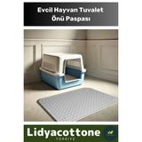 Tuvalet Önü Mama Kabı Kum Paspası Kaymaz Dayanıklı Silinebilir Yıkanabilir Evcil Hayvan