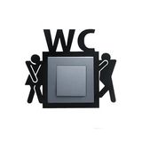 Tuvalet WC Ahşap Priz Çerçevesi Dekorasyon