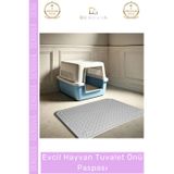#TuvaletPaspası Kaliteli Kaymaz Tabanlı Kedi Köpek Hijyenik Pet Hayvan Tuvalet Önü Mama Kabı Kum Pas