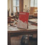 Tuvalist Sanat Eserleri Eskiz Defteri, A3, 50 Sayfa, 140G/M2 - Beyaz - Turuncu - 1 Adet