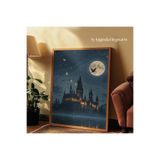 tuvart Sayılarla Boyama Seti Harry Potter 40x50cm Hogwards, Ay Işığında Hogwards