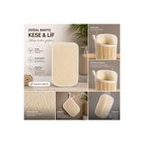 TUVERAA TUVERA Doğal Kabak Ve Sisal Lifi Banyo Kesesi - Peeling Ve Batık Karşıtı Çift Etkili Vücut Lifi