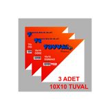 tuvval 10X10 TUVAL (3 ADET)