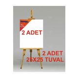 tuvval 25x25 tuval (2 adet)
