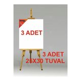 tuvval 25x30 Tuval (3ADET)
