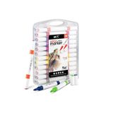 tuvval Rich Art-X Acrylic Duo Marker Çift Uçlu Su Bazlı Boyama Kalemi 24lü Set-Akrilik Boya Setleri