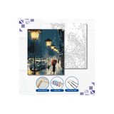 tuvval Sayılarla Boyama Set SOKAK LAMBASI 30x40 Cm