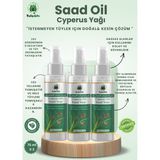 Tüy Azaltıcı Dökücü Incetici Saad Yağı ( Cyperus Rotundus Oil ) 75 ml ( (3 Adet ) - Vanilya