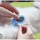 Tüy Bakım Tarağı, Kedi ve Köpekler Için, Dökülme Önleyici - 00-Siyah - Beyaz