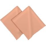 Tüy Bırakmayan Mikrofiber Bez, Lens, Gözlük, Telefon, iPhone, iPad, Tablet, Bilgisayar, Laptop Ekranı LCD TV ve Diğer Hassas Yüzeyler için Silme Bezi, Mikrofiber Temizleme Bezi (2 Adet 30x30 cm)