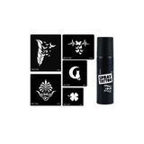 Tüy ve Kelebek Spray Tattoo Geçici Sprey Dövme Seti