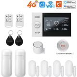 Tuya Akıllı Ev Güvenlik Alarm Sistemleri Kolay Kurulum (Sim Kart/google Asistan/amazon Alexa/uzaktan Bağlantı) - Giriş Set