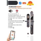 Tuya Akıllı Premium Çelik Kapı Kilidi - Yüz Tanıma - Parmak Izi - Wifi - Parola - Psl1 Model