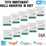 Tuya Destekli Wifi Akıllı Anahtar 10 Adet