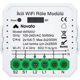 Tuya Uyumlu Akıllı Anahtar Modülü, Çift Çıkışlı, Anahtar Girişli, 2X10A - 220V Röle, Goo