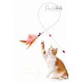 Tüylü Ve Çıngıraklı Zilli Kedi Oyun Oltası – 90 Cm Kedi Oyuncağı