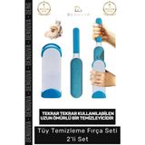 #Tüytemizleme Kedi Köpek Tüy Toplayıcı Pratik Aparat Mobilya Elbise Standlı Tüy Toz Temizleme 2'Li Fırça Seti