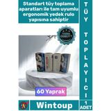 #Tüytoplama Evcil Hayvan Kedi Köpek Kıl Toz Temizleme Yapışkanlı 60 Yaprak Tüy Toplama Yedek Rulosu