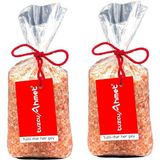 Tuzcu Ahmet 2 Adet 1 kg Iri Taneli Pembe Doğal Himalaya Kaya Tuzu - 2 kg