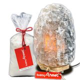 Tuzcu Ahmet 3-4 Kg Çankırı Doğal Tuz Lamba 1 Kg Kaya Tuzu Hediyeli